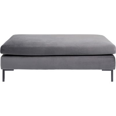 Пцф Gianni Velvet Grey Black 130 х 62 см. 86522 в Киеве купить kare-design мебель свет декор