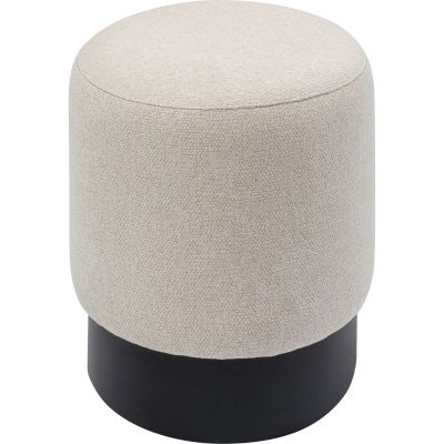 Пуф Cherry Cream Black d:36cm 86857 в Киеве купить kare-design мебель свет декор