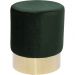 Пуф Cherry Dark Green Brass  Ø35cm