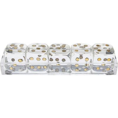 Deco Object Dice Transparent 17x4cm 53959 в Киеве купить kare-design мебель свет декор