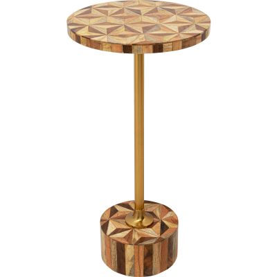 Приставной столик Domero Geo Brown d:25cm 86570 в Киеве купить kare-design мебель свет декор
