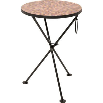 Приставной столик Clack Mosaic Red Ø35cm 70314 в Киеве купить kare-design мебель свет декор