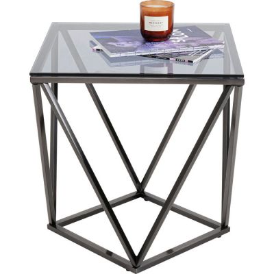 Приставной столик Cristallo Graphite 50x50cm 70377 в Киеве купить kare-design мебель свет декор
