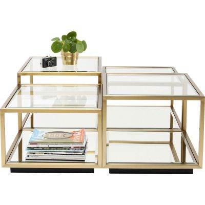 Журнальний столик Luigi Gold (4/Set) 83104 у Києві купити kare-design меблі світло декор