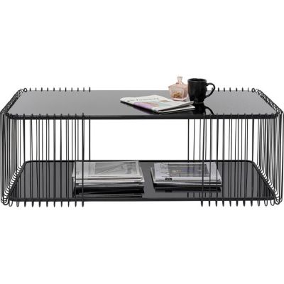 Кофейный столик Wire Double Black 120x60cm 87818 в Киеве купить kare-design мебель свет декор
