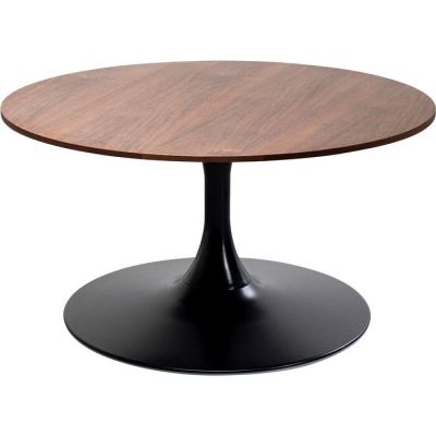 Кавовий стіл Schickeria Walnut Black Ø80cm 70491 у Києві купити kare-design меблі світло декор