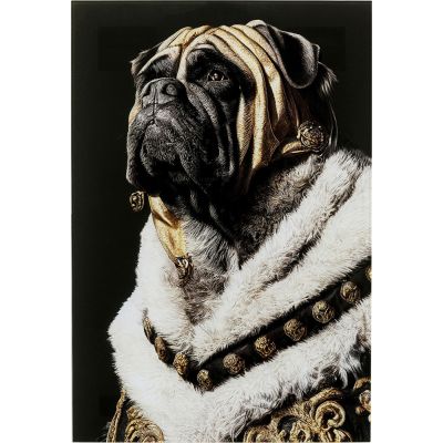 Картина на стекле King Pug 40x60cm 55412 в Киеве купить kare-design мебель свет декор