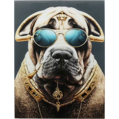 Картина на стекле Fashion Dog 60x80cm 57008 в Киеве купить kare-design мебель свет декор