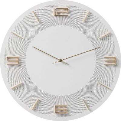 Часы настенные Leonardo White/Gold D48.5cm. 52052 в Киеве купить kare-design мебель свет декор
