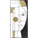Настенная вешалка Art Girl Face 90x200cm