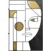 Настенная вешалка Art Girl Face 60x90cm