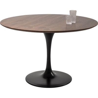 Стол Invitation Set Walnut Black d:120cm 84403 в Киеве купить kare-design мебель свет декор