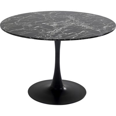 Стол Veneto Marble Black d:110cm 86018 в Киеве купить kare-design мебель свет декор