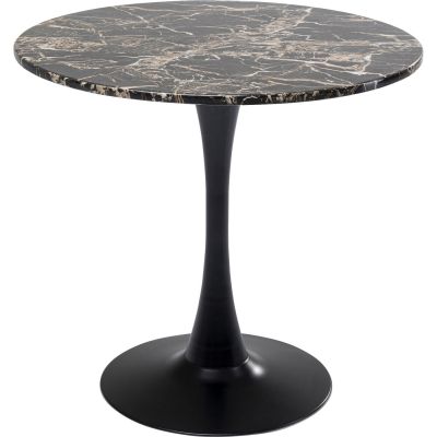 Стол Schickeria Marble Black Ø80cm 87058 в Киеве купить kare-design мебель свет декор