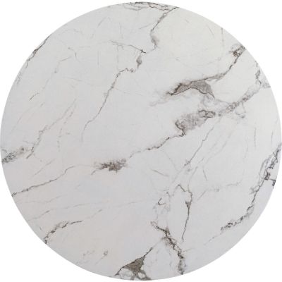 Столешня к столу Schickeria Marble White Ø80cm 25267 в Киеве купить kare-design мебель свет декор