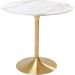 Стол Invitation Set Ceramic White Brass Ø90cm