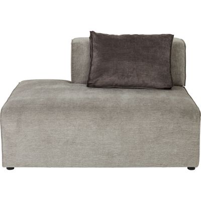 Оттоманка Semi Infinity Chenille Grey Left 120 см. 82400 в Киеве купить kare-design мебель свет декор