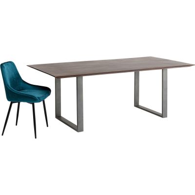 Стол Symphony Dark Crude Steel 200x100cm 84494 в Киеве купить kare-design мебель свет декор