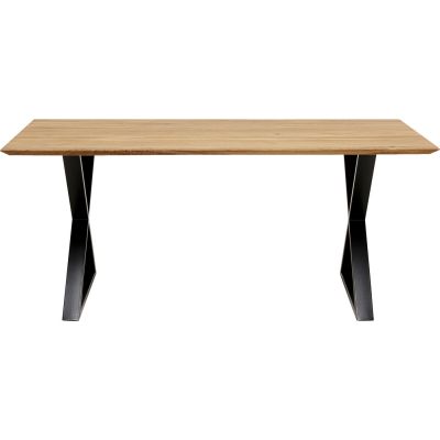 Стол Symphony Oak Cross Black 200x100cm 86656 в Киеве купить kare-design мебель свет декор
