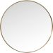 Зеркало Curve Round Brass d:100cm