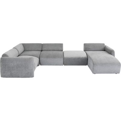 Диван угловой 2 Lucca Grey Right 328cm 86311 в Киеве купить kare-design мебель свет декор