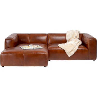 Угловой диван Cubetto Leather Brown 170x270cm 87779 в Киеве купить kare-design мебель свет декор