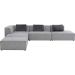 Кутовий диван Infinity Atlanta Grey Left