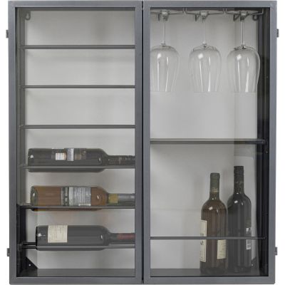 Стеллаж для бутылок Porto Black 75x80cm 70151 в Киеве купить kare-design мебель свет декор
