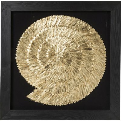 Декоративное панно Golden Snail 120х120см. 38576 в Киеве купить kare-design мебель свет декор