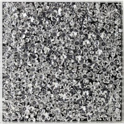 Украшение настенное Silver Flower 100x100cm. 61480 в Киеве купить kare-design мебель свет декор
