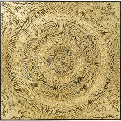 Настенное панно Art Circle Gold 120x120cm 52766 в Киеве купить kare-design мебель свет декор
