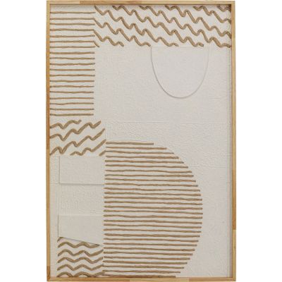 Объемная картина в раме Sandy Waves 81x122cm 53929 в Киеве купить kare-design мебель свет декор