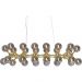 Люстра Atomic Balls Brass 140cm