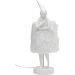 Лампа настольная Animal Rabbit Fur White/Silver 50cm