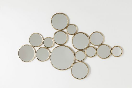 Настінне дзеркало Bubbles Brass 93x138cm 84132 у Києві купити kare-design меблі світло декор