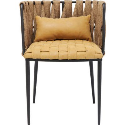 Стул с подлокотниками Cheerio Yellow incl. Cushion 83643 в Киеве купить kare-design мебель свет декор