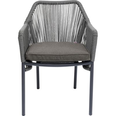 Стул с подлокотниками Wave Grey 86201 в Киеве купить kare-design мебель свет декор