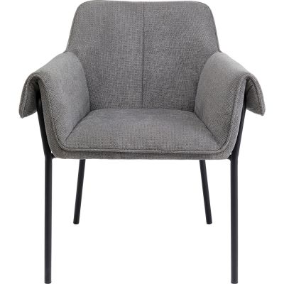 Стул с подлокотниками Bess Grey 86388 в Киеве купить kare-design мебель свет декор