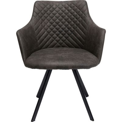 Стул с подлокотниками Coco Anthracite 86234 в Киеве купить kare-design мебель свет декор