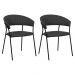 Стул с подлокотниками Belle Anthracite (2/Set)