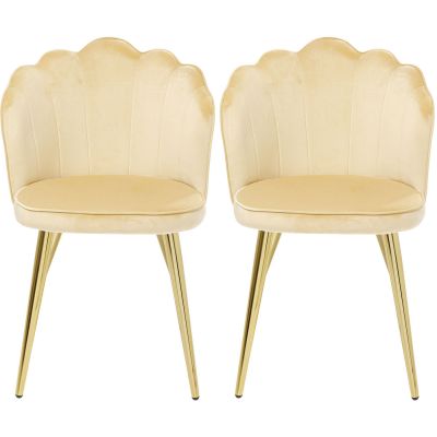 Стул мягкий Princess Beige (2/Set) 85513 в Киеве купить kare-design мебель свет декор