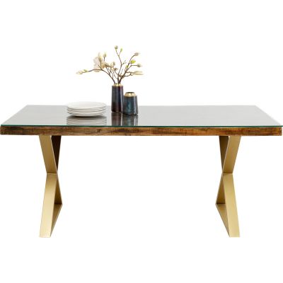 Стол Conley Cross Brass 180x90cm 86654 в Киеве купить kare-design мебель свет декор