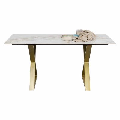 Стол Eternity Cross Brass 160x80cm 87416 в Киеве купить kare-design мебель свет декор