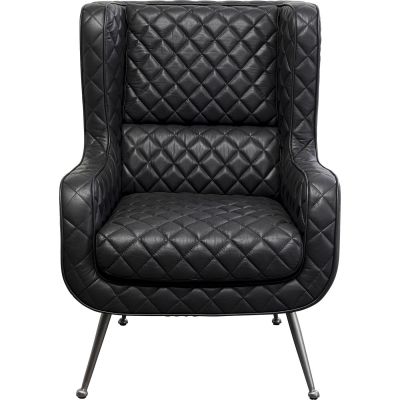 Кресло Nonna Smart Leather Black 87904 в Киеве купить kare-design мебель свет декор