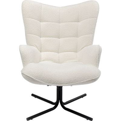 Вращающееся кресло Oscar Boucle Cream 86866 в Киеве купить kare-design мебель свет декор