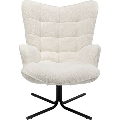 Вращающееся кресло Oscar Boucle Cream 86866 в Киеве купить kare-design мебель свет декор