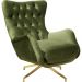 Вращающееся кресло Bellissima Velvet Green