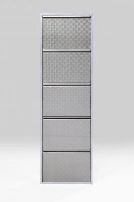 Шкаф для обуви Caruso 5 Silver brushed (MO)170cm. 49275 в Киеве купить kare-design мебель свет декор