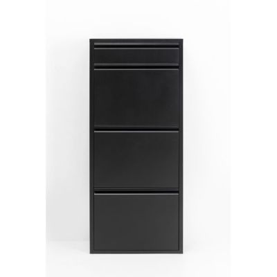 Шкаф-контейнер для обуви Caruso 3 Plus 1 Black (MO) 70636 в Киеве купить kare-design мебель свет декор