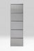 Шафа-контейнер для взуття Caruso 5 Silver brushed (MO)170cm.
